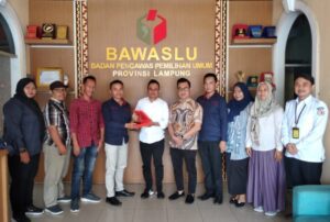 Ketua Bawaslu Provinsi Lampung Sambut Baik Silaturahmi Pengurus DPW SWI Provinsi Lampung