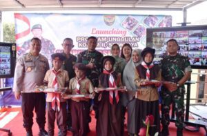 Korem 043/Gatam Launching Program ‘Dapur Masuk Sekolah’ di SDN 1 Way Gubak