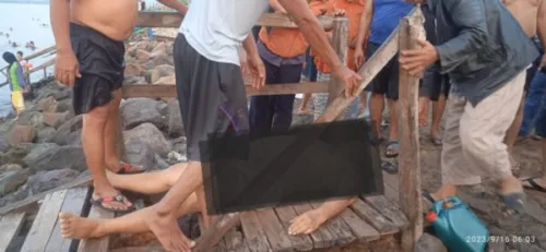 Saat Terapi Berendam di Laut, Seorang Pria Warga Gotong Royong Meninggal Tenggelam