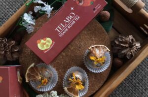 Tim PKM-K Unila Luncurkan Inovasi Produk Usaha TELABO Sebagai Produk Teh Herbal