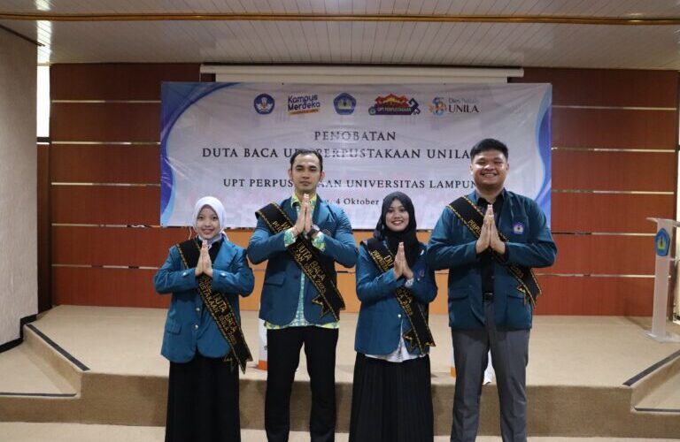 Duta Baca Perpustakaan Unila 2023 Resmi Dilantik