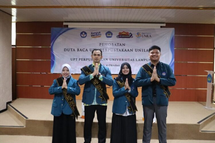 Duta Baca Perpustakaan Unila 2023 Resmi Dilantik