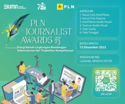 Mengulik Transisi Energi dari Sudut Pandang Jurnalis, PLN Journalist Award Kembali Dibuka