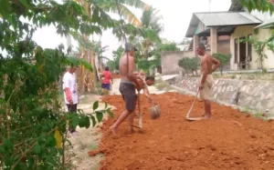 Relawan Silahturahmi Ganjar-Mahfud Terus Bergerak Membantu Warga Natar, Lamsel