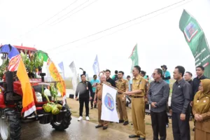 Mingrum Gumay Menghadiri Festival Musim Tanam di Pringsewu