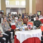 Bersama Forkopimda Provinsi Lampung, Kasrem 043/Gatam Hadiri Kegiatan Bakti Sosial dan Bakti Kesehatan Polri Presisi untuk Negeri