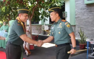 Nuansa Kekeluargaan, Kodim 0410/KBL Gelar Acara Tradisi Penyambutan Dandim Baru