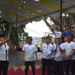 Bersama Gubernur dan Forkopimda Provinsi Lampung, Danrem 043/Gatam Lepas Peserta Lari 5K Hari Bakti PUPR Ke-78
