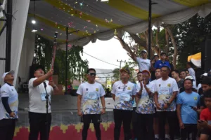 Bersama Gubernur dan Forkopimda Provinsi Lampung, Danrem 043/Gatam Lepas Peserta Lari 5K Hari Bakti PUPR Ke-78