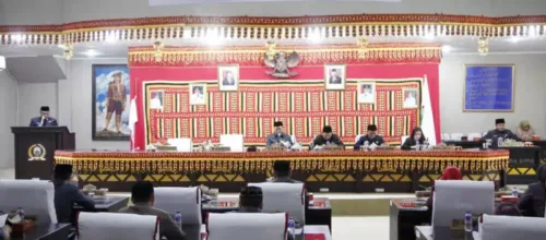 DPRD Lampung Selatan Terima Penyampaian Raperda APBD TA 2024 Bupati Lamsel