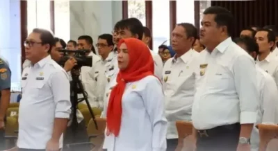 Hj. Eva Dwiana Menghadiri DIPA dan Buku Daftar Alokasi TKD Secara Digital Tahun Anggaran 2024