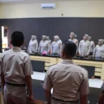 ASN Polri Polres Tanggamus Ikuti Sosialisasi Netralitas Pemilu 2024