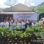 TPC dan Tim Pemenangan Ganjar-Mahfud Serentak Menanam Pohon di Kabupaten Way Kanan
