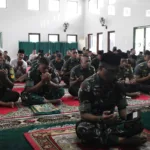 Jelang Hari Juang TNI AD Ke-78, Prajurit dan PNS Korem 043/Gatam Gelar Doa Bersama