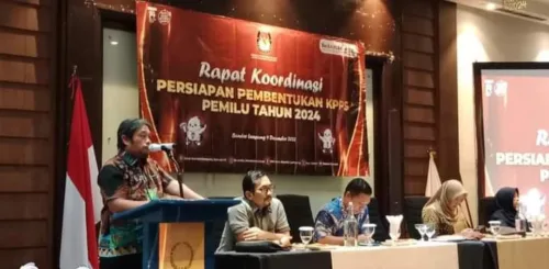 KPU Kota Bandar Lampung Menggelar Rakor Persiapan Rekrutmen KPPS
