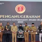 Kembali, Pemerintah Kabupaten Tanggamus Mendapatkan Penghargaan IGA sebagai Kabupaten Sangat Inovatif
