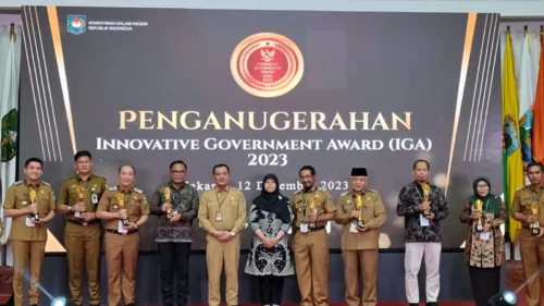 Kembali, Pemerintah Kabupaten Tanggamus Mendapatkan Penghargaan IGA sebagai Kabupaten Sangat Inovatif