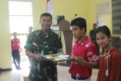 Korem 043/Gatam Kembali Gelar 'Dapur Masuk Sekolah' di SLB Dharma Bhakti Dharma Pertiwi Kemiling