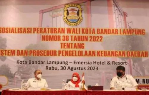 Mengadakan Sosialisasi Peraturan Walikota Bandar Lampung No. 38 Tahun 2022