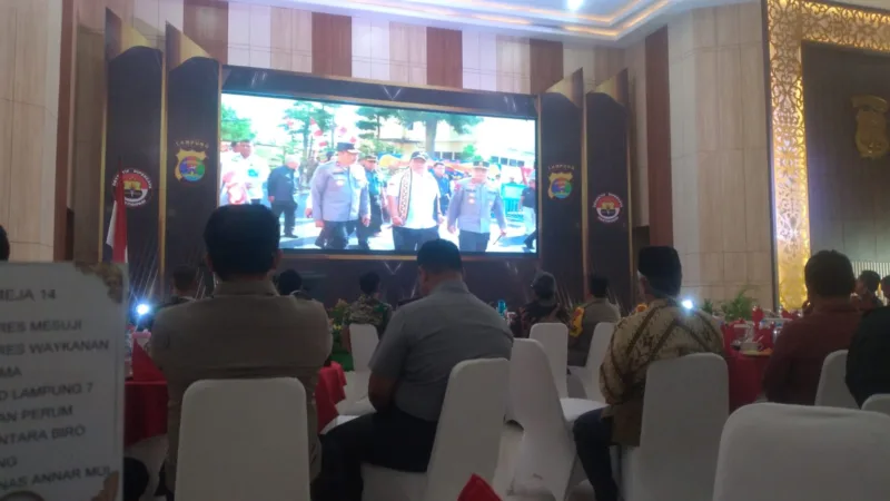 Rilis Akhir Tahun, Kapolda Lampung Ajak Masyarakat Jaga Kondusifitas Kamtibmas