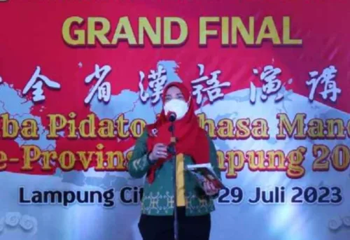 Walikota Bandar Lampung Hadiri Acara Grand Final Lomba Bahasa Mandarin
