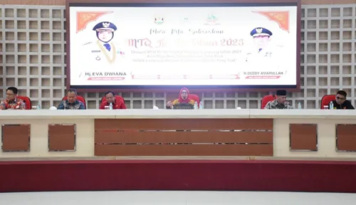 Walikota Bandar Lampung, Hj. Eva Dwiana Menghadiri Rakor MTQ Ke-50 Tingkat Provinsi Lampung