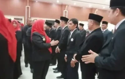 Walikota Eva Dwiana Melantik Sejumlah Pejabat di Lingkungan Pemkot Bandar Lampung