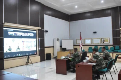 Antisipasi Tingkat Kerawanan Tahun Baru dan Pemilu 2024, Danrem 043/Gatam Sampaikan Kepada Pangdam II/Swj