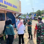 Pastikan Tahun Baru Berjalan Aman, Dandim 0422 dan PJ Sekda Pesisir Barat Tinjau Pos Pam