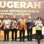 Pemkot Bandar Lampung Raih Penghargaan di Anugerah Keterbukaan Informasi Publik Tahun 2023
