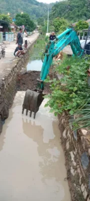 Bersih-Bersih Drainase Perum Rangai Indah Selesai dilakukan, Miranti Karim Ucap Syukur