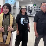 Ketua DPRD Lampung Mingrum Gumay Sambut Kedatangan Isteri Ganjar Pranowo di Bandar Raden Intan II