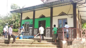 GP Nusantara dan Forum Silaturahmi Relawan Cat Rumah Ibadah di Pringsewu