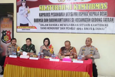 Perkuat Sinergi Jelang Pemilu, Polres Pesawaran Gelar Jumat Curhat melalui Coffee Morning bersama USPIKA