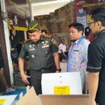 Jelang Pemilu 2024, Dandim 0410/KBL Cek Kesiapan Logistik KPU Bandar Lampung