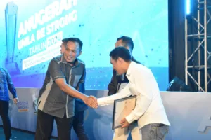 Kasrem 043/Gatam Hadiri Malam Anugerah Unila Be STRONG Tahun 2024, Refleksi Satu Tahun kepemimpinan Rektor Unila