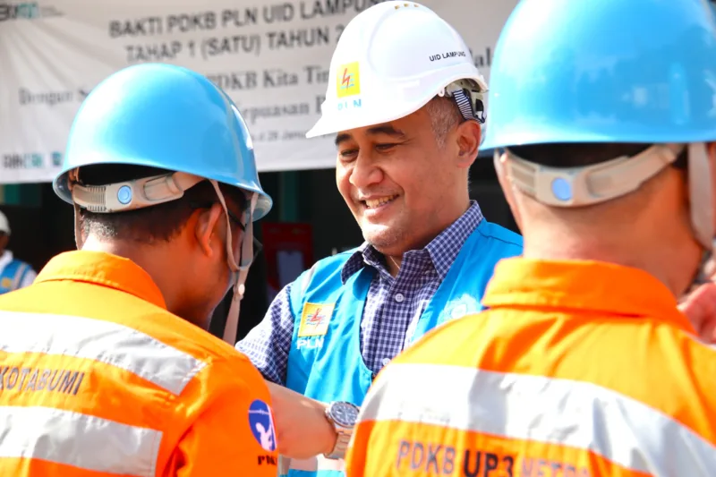 Peringatan Bulan K3 Nasional 2024, PLN UID Lampung Gelar Bakti PDKB