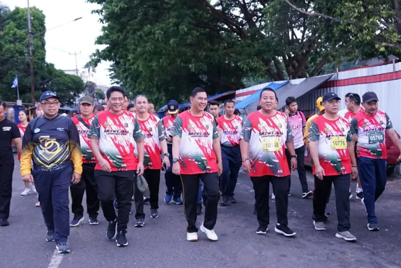 Unila Hadiri Sriwijaya Lampung Run dalam Peringatan HUT Kodam II/Sriwijaya ke-78