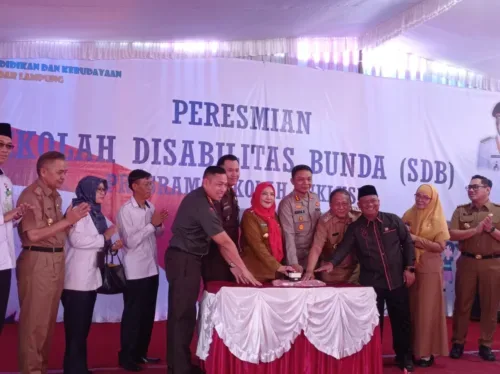 Walikota Balam, Hj. Eva Dwiana Resmikan SDB Negeri Pertama di Indonesia