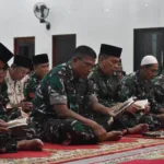 Jelang Pergantian Akhir Tahun 2023, Prajurit dan PNS Korem 043/Gatam Doa Bersama