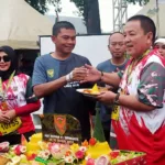 Danrem 043/Gatam Bersama Gubernur dan Forkopimda Provinsi Lampung Lepas Peserta Lomba Lari 5 dan 10 K Sriwijaya Lampung Run