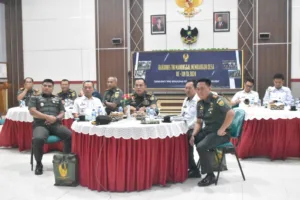 Kasrem 043/Gatam Ikuti Rakornis TMMD Ke-119 TA. 2024