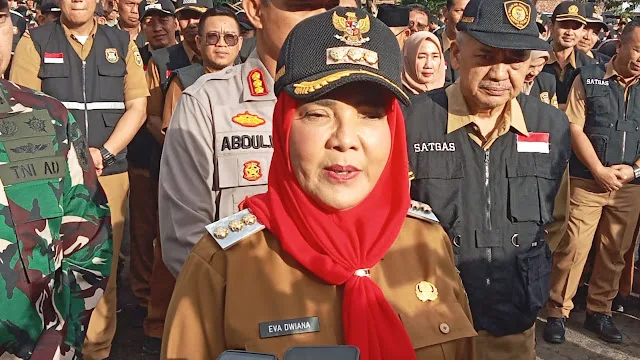 Bersinergi Jaga Situasi Kamtibmas, Walikota Bandar Lampung Hadiri Apel Siaga Satgas Bantuan Pengamanan Pemilu 2024
