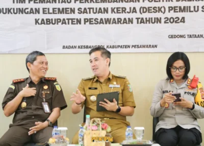 Bupati Bersama Jajaran Forkopimda Pesawaran Gelar Rakor Persiapan Pemantauan Pemilu
