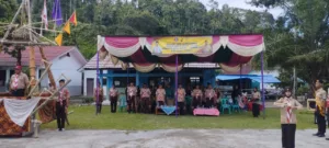 HUT Ke-20 Gugus Depan SMAN 1 Sukau Menggelar Perkemahan