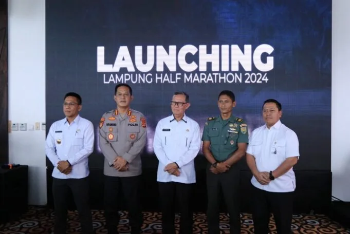 HUT Lampung dan Bank Lampung Dimeriahkan ‘Lampung Half Marathon 2024’