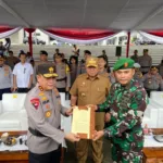 Ikuti Apel Bersama TNI–Polri, Korem 043/Gatam Siap Sukseskan Pemilu 2024 dan Siaga Bencana di Provinsi Lampung
