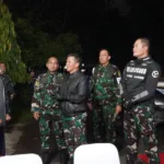Patroli Malam Pangdam II/Swj, Cek TPS dan Pasukan Pengamanan