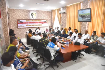 Satgas Pangan Polda Lampung adakan Rakor, Antisipasi Bahan Pangan di Pasar
