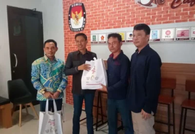 KPUD Provinsi Lampung Sambut Hangat Silaturrahmi Pengurus DPW SWI Lampung